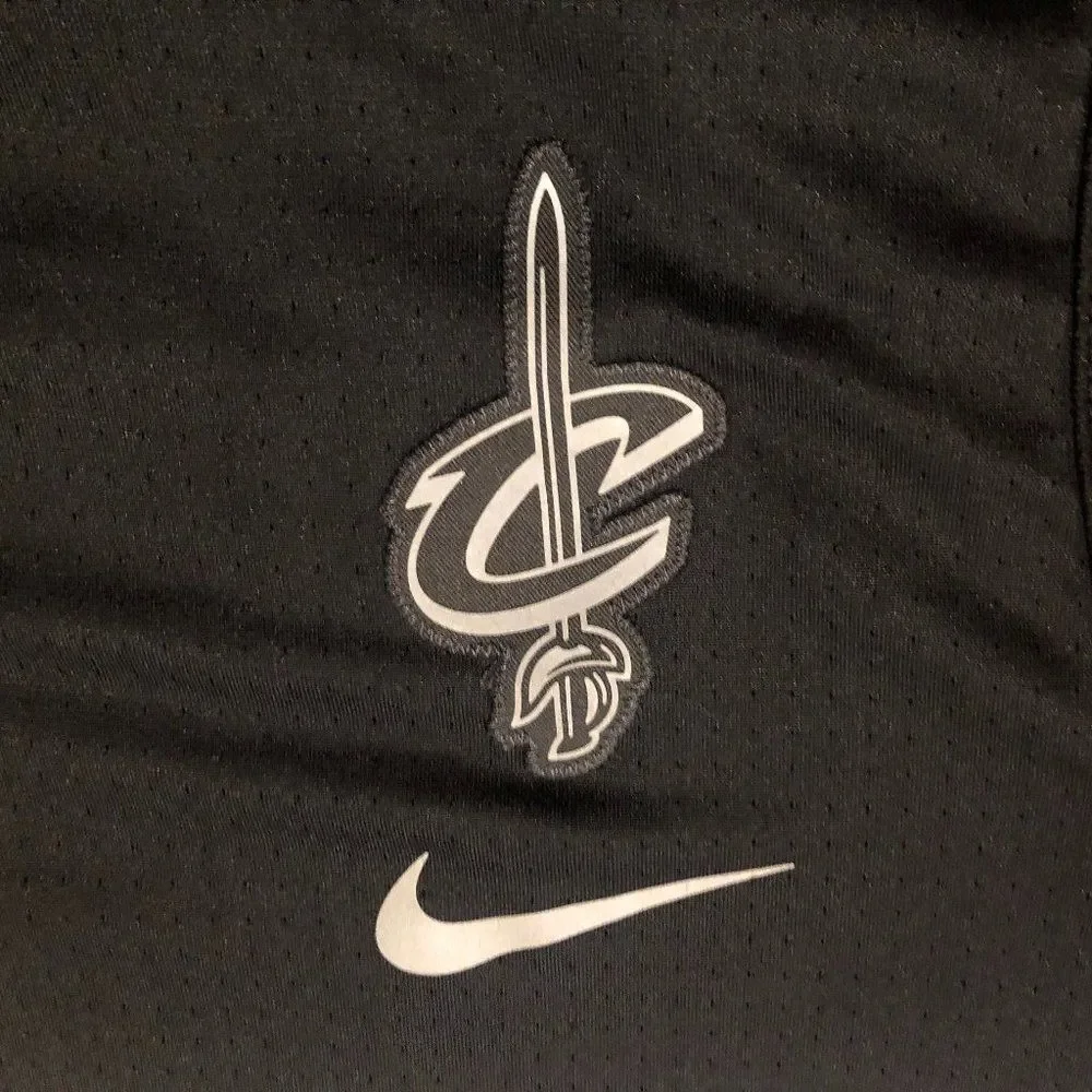 Nike NBA Cleveland Cavaliers Black Out Jersey 865476-010 Sewn Women's Medium